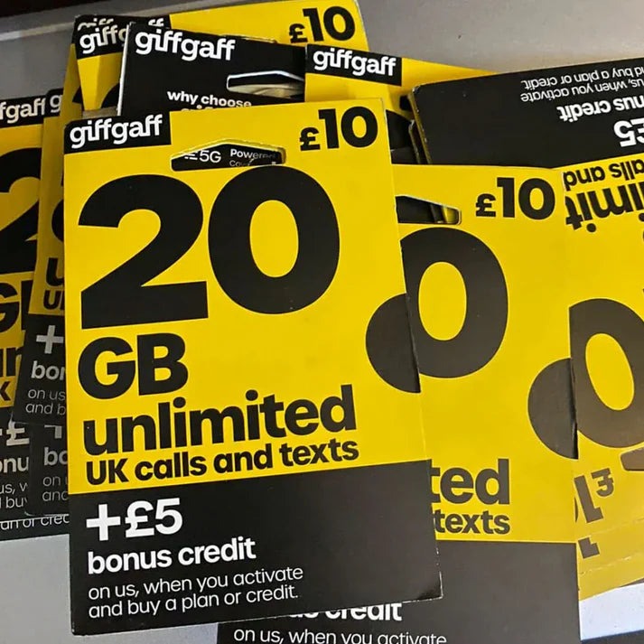 Giffgaff UK Sim Card in Pakistan